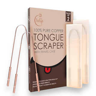 100% Pure Copper Tongue Scraper